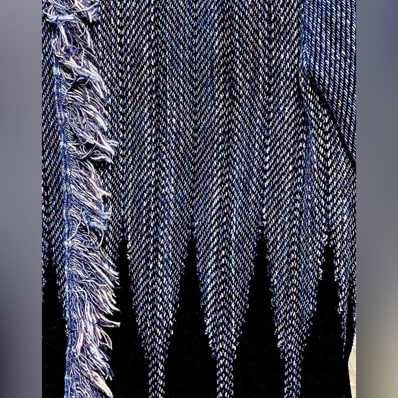 Emporio Armani Fringed Cardigan Evening Jacket Blazer - Picture 5 of 10